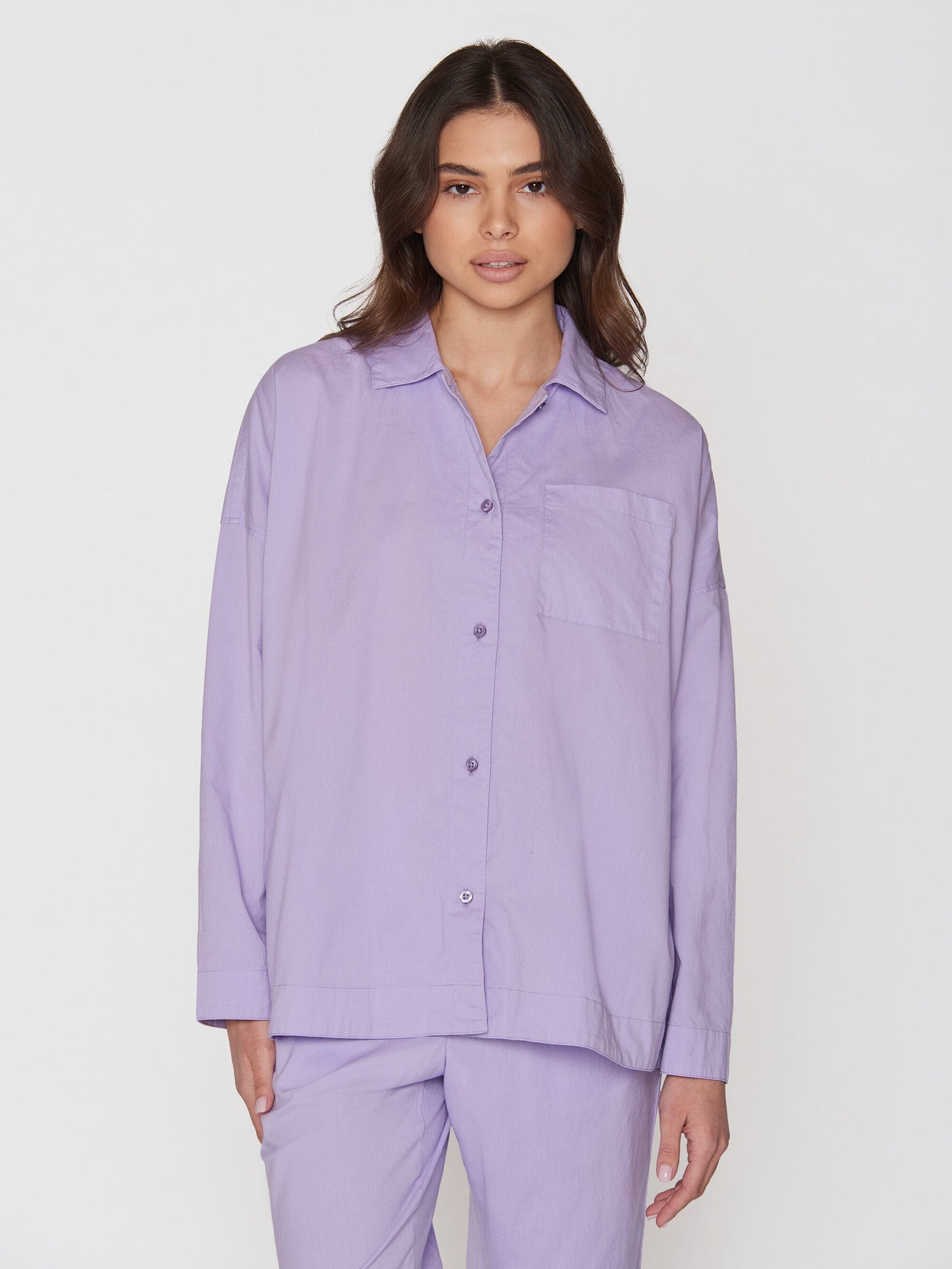 Ensemble de pyjama en coton bio | Violet "pyjama set violet tulip"