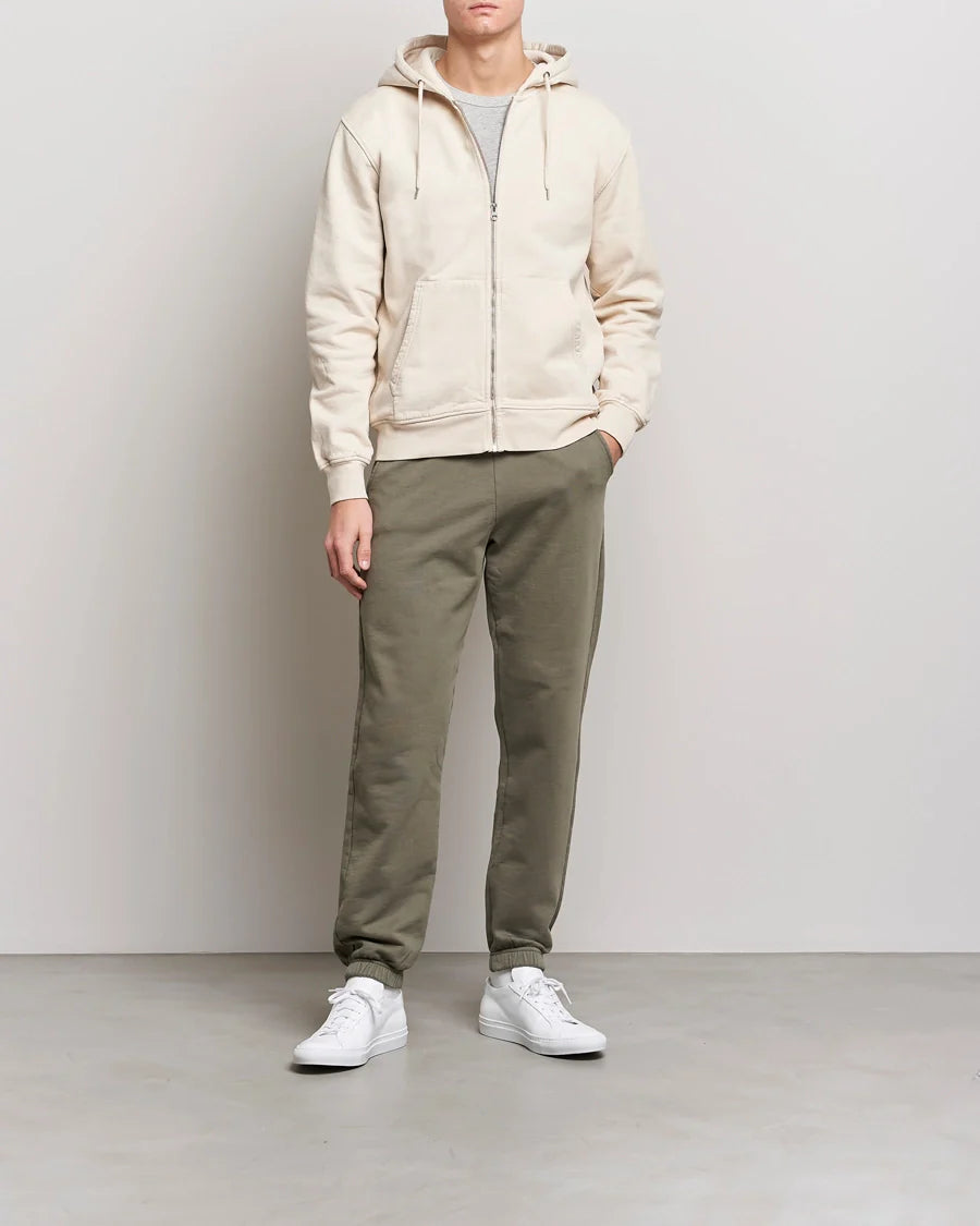 Jogging mixte en coton bio | Vert olive "dusty olive"