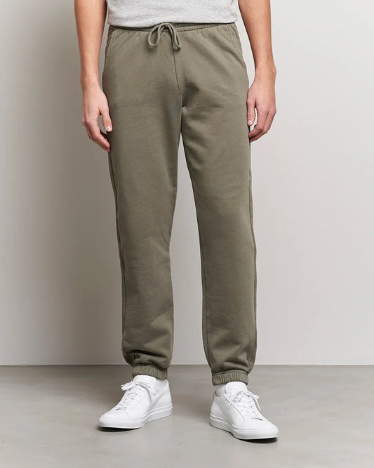 Jogging mixte en coton bio | Vert olive "dusty olive"
