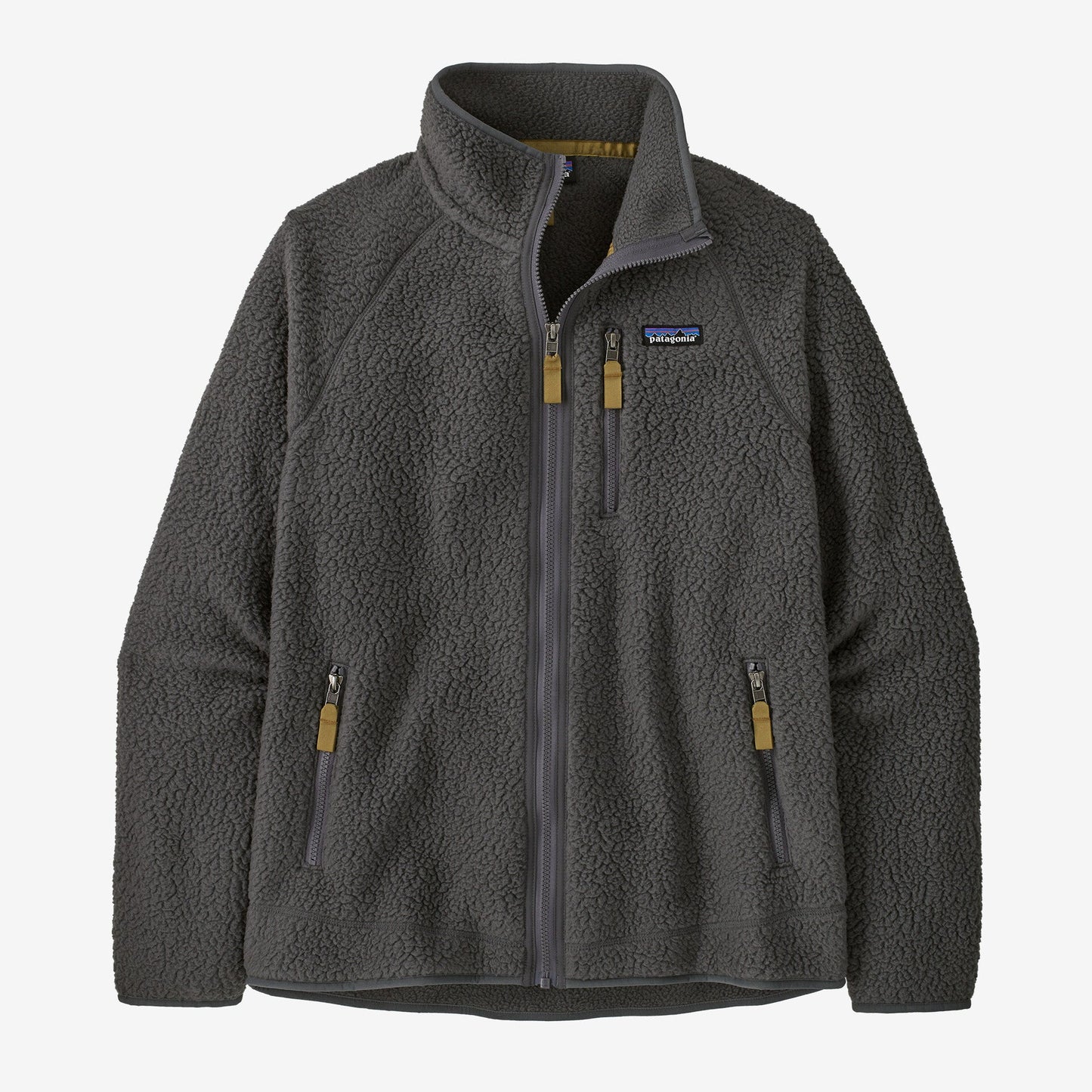 Polaire zippée en matière recyclée | gris "m's retro pile jkt forge grey"