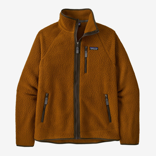 Polaire zippée en matière recyclée | marron "m's retro pile jkt shelter brown"