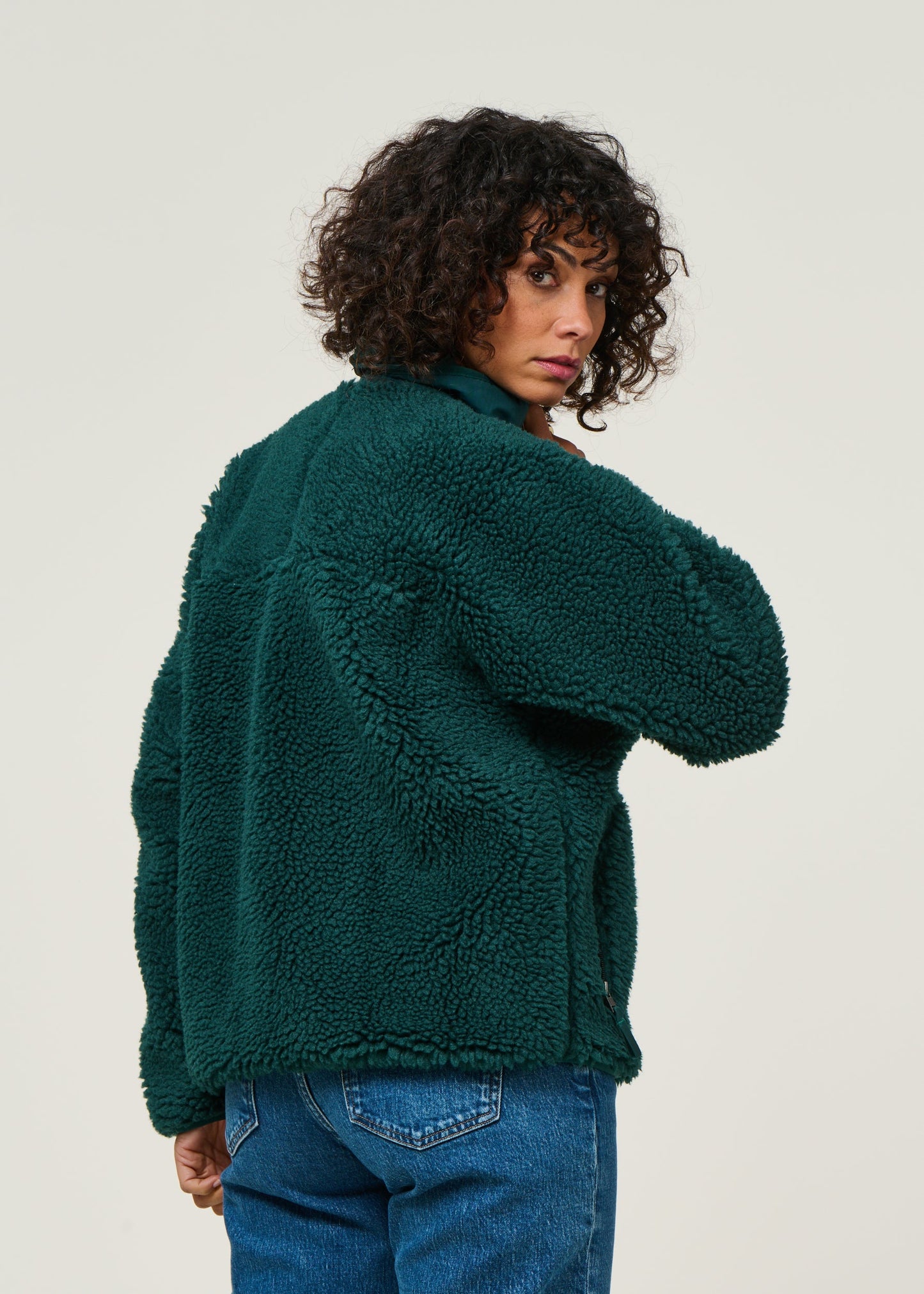 Veste polaire en matière recyclée | turquoise "w's classic retro-x jkt - casg"