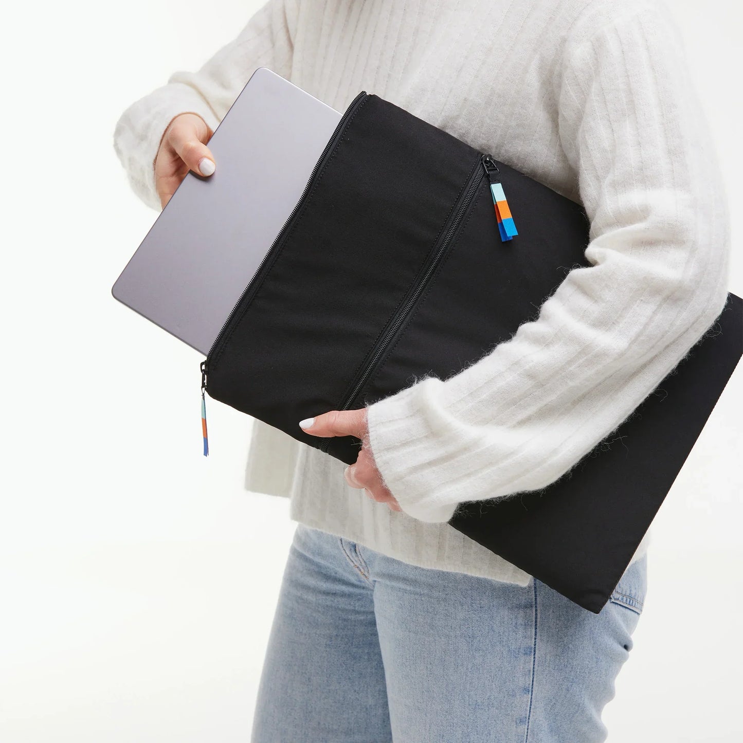 Sac à dos imperméable 26L en matière recyclée | noir "ROLLTOP LITE 2.0 MONOCHROME BLACK"