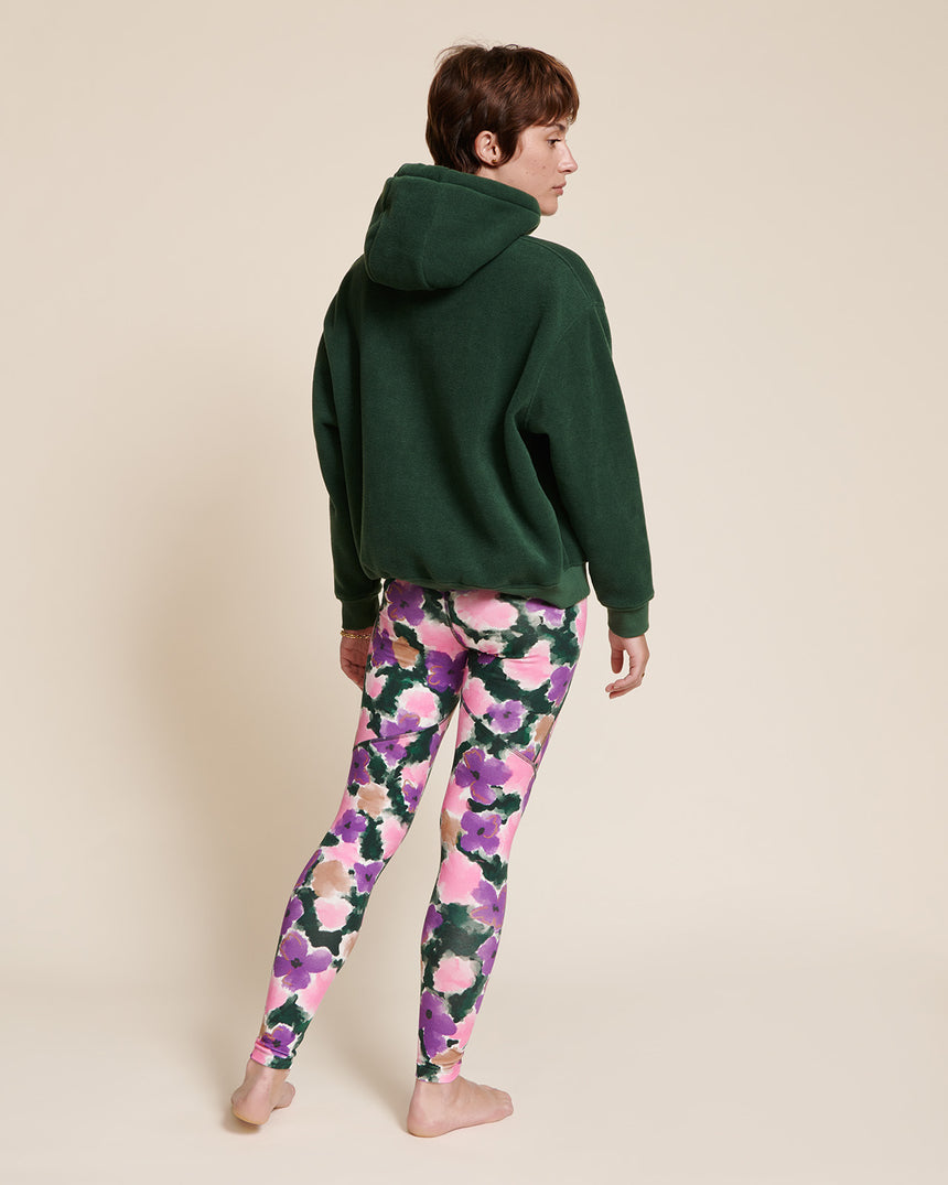Legging à motifs en coton bio | Motifs floraux "loulou flower thérapie"