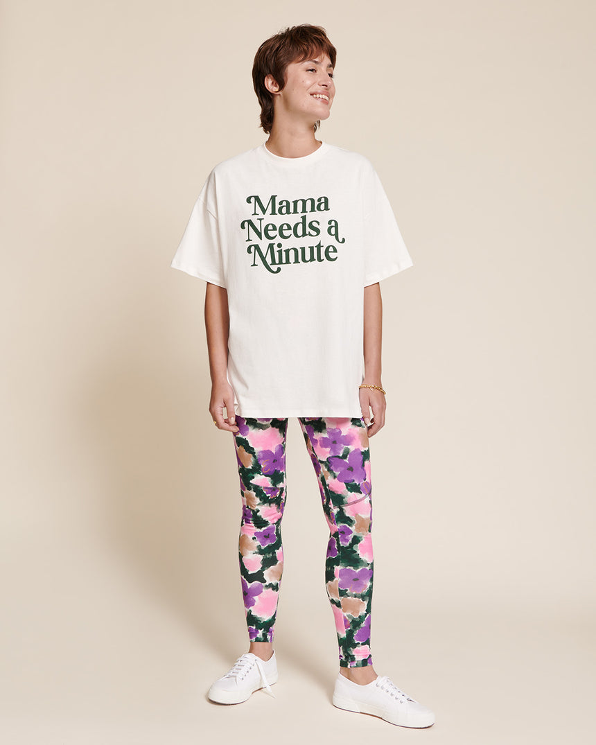 Legging à motifs en coton bio | Motifs floraux "loulou flower thérapie"