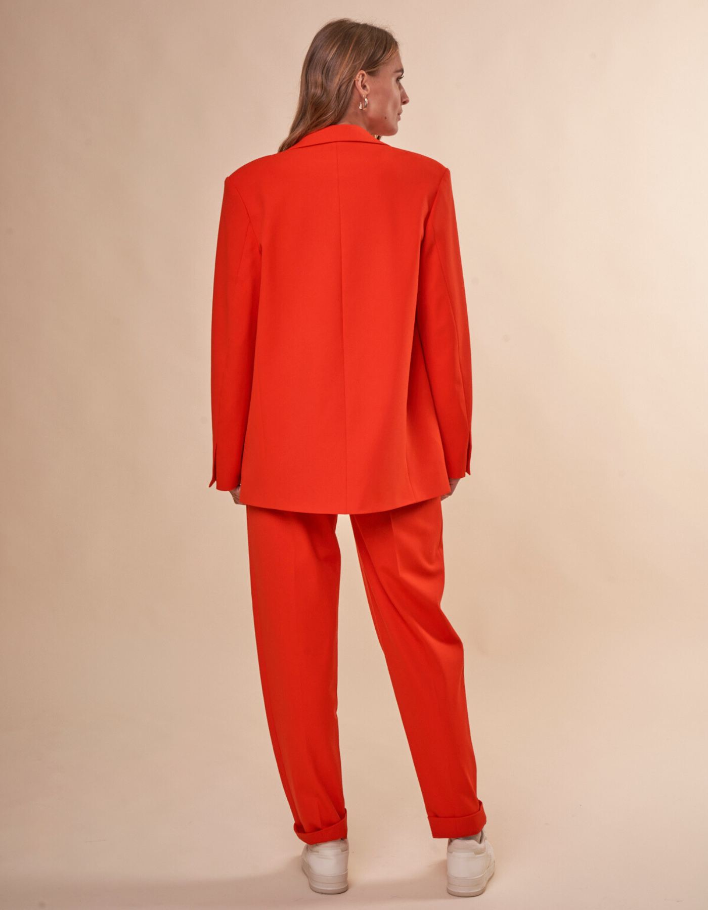 Blazer en recyclé et ecovero | Orange "haven blazer orange"