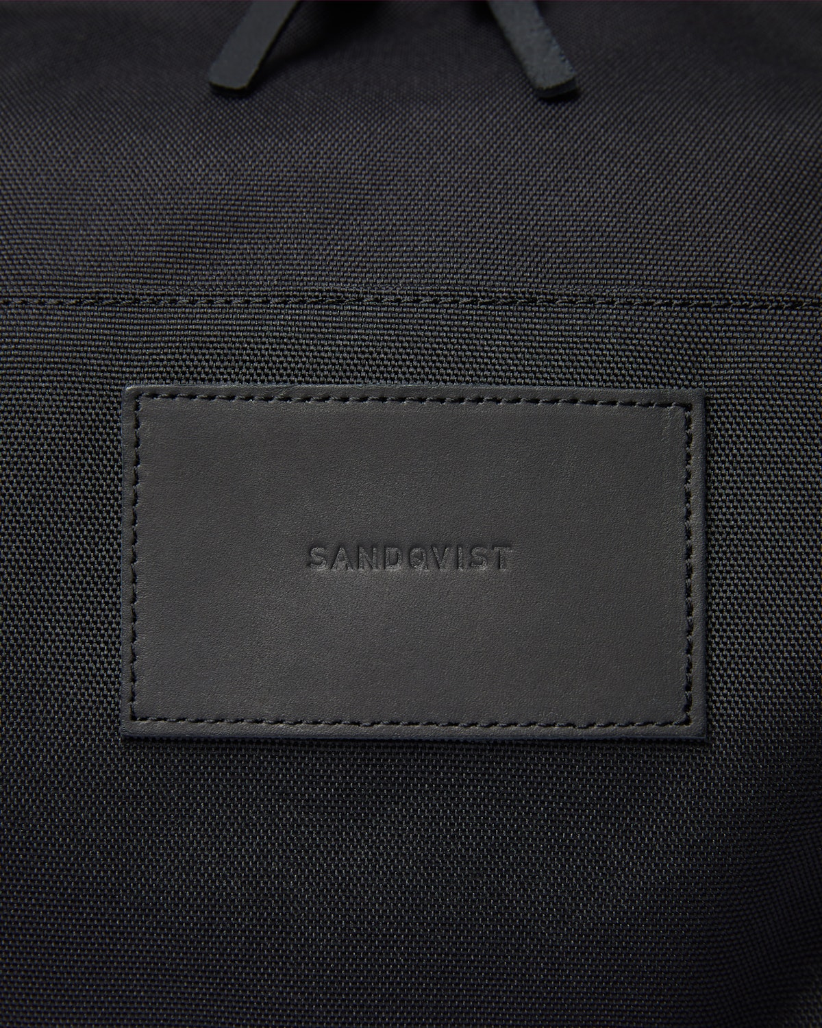 Sac de voyage en matières recyclées - noir "milton black with black leather"