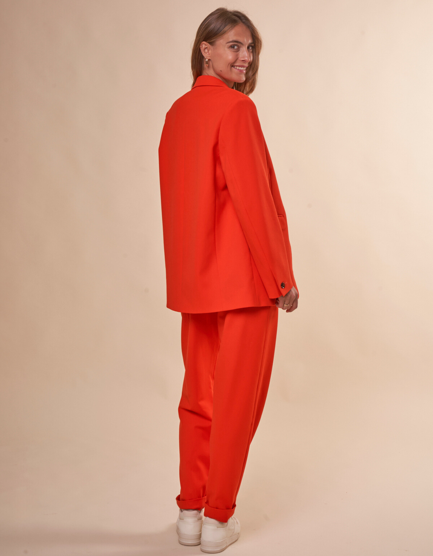 Blazer en recyclé et ecovero | Orange "haven blazer orange"