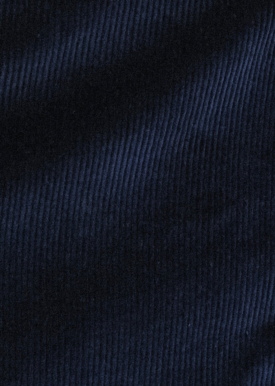 Jupe portefeuille velours en coton bio | marine "Rosalind"