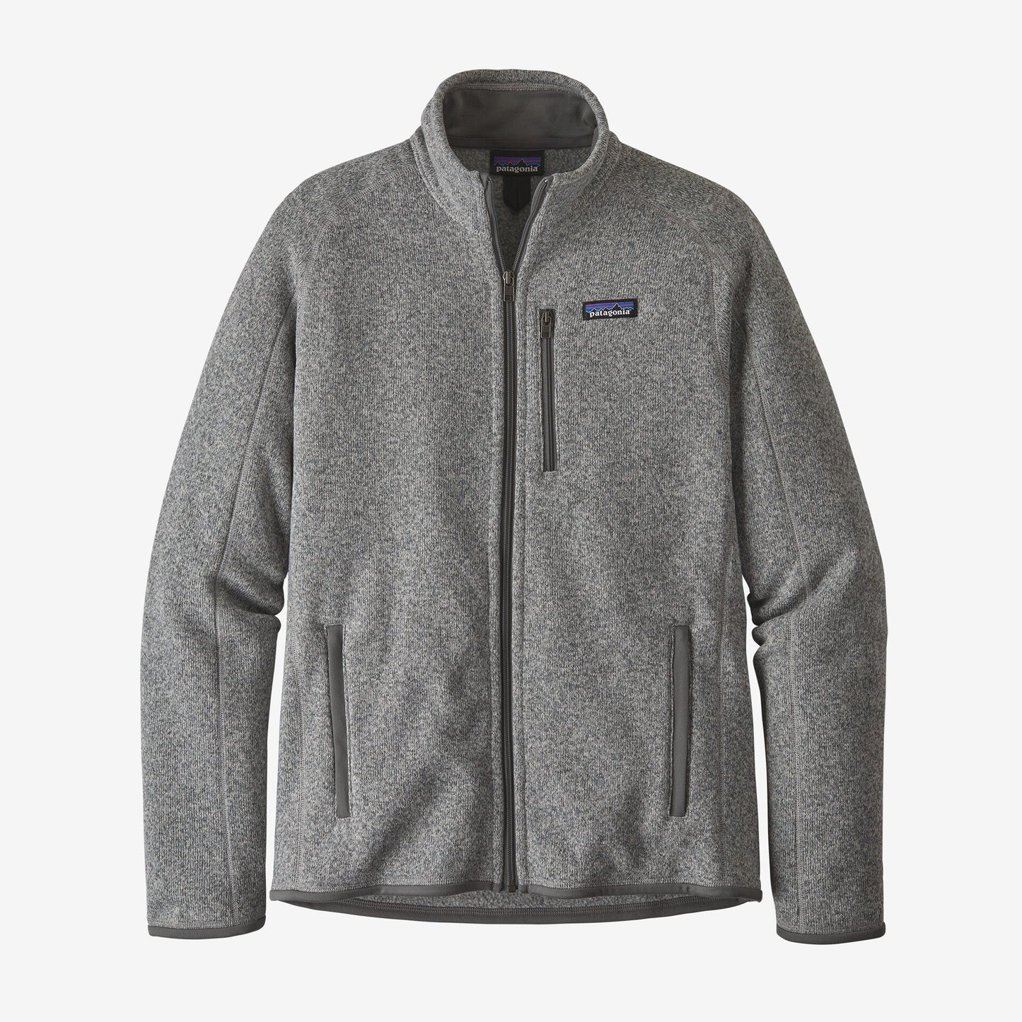 Veste polaire zippée en polyester recyclé | gris "m's better sweater jkt stonewash"