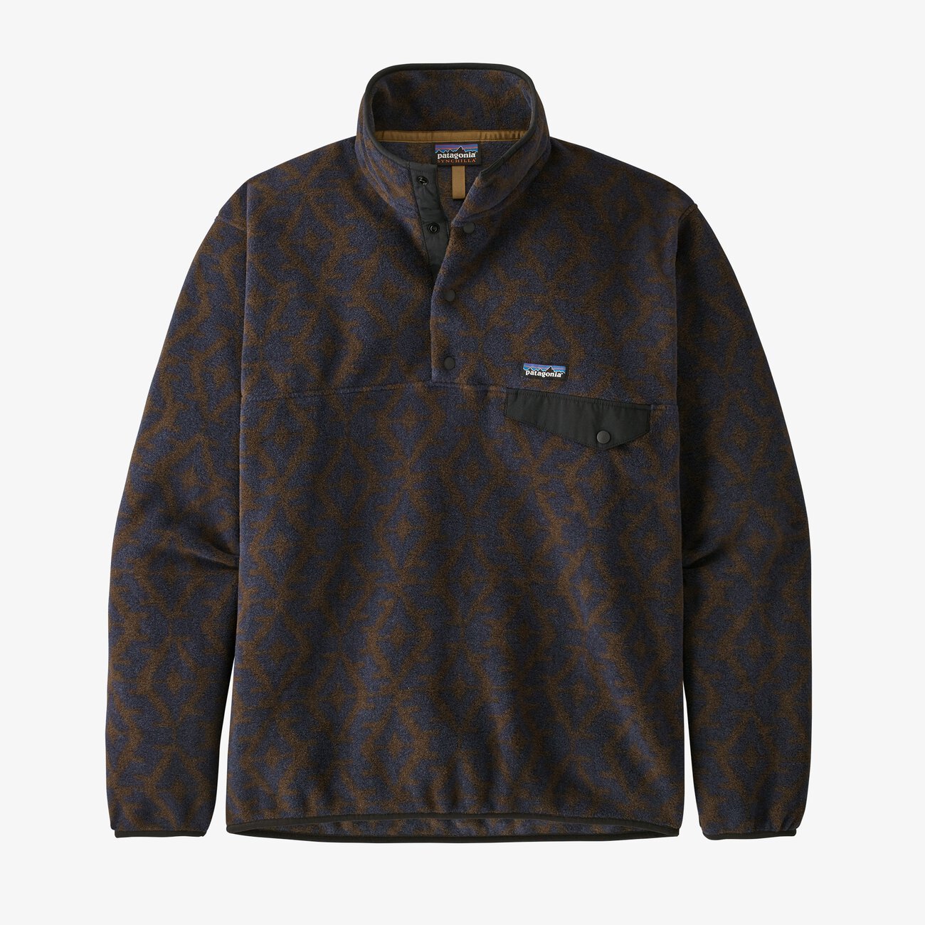 Pull-over polaire bicolore en recyclé - synch snap
