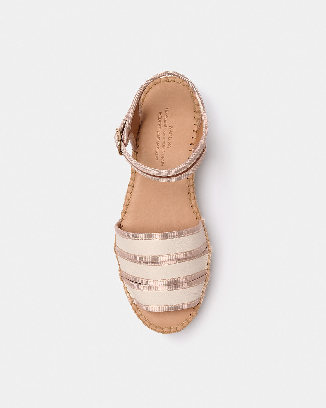 Espadrilles en cuir certifié | beige