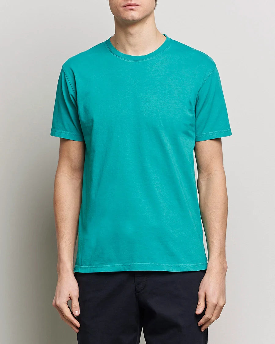 T-shirt en coton bio | bleu turquoise "tropical sea"