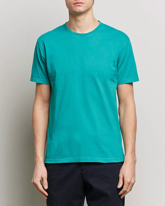 T-shirt en coton bio | bleu turquoise "tropical sea"