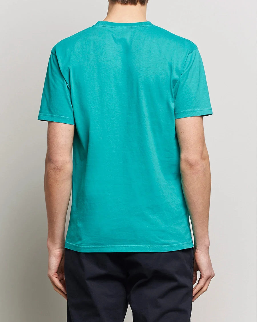 T-shirt en coton bio | bleu turquoise "tropical sea"
