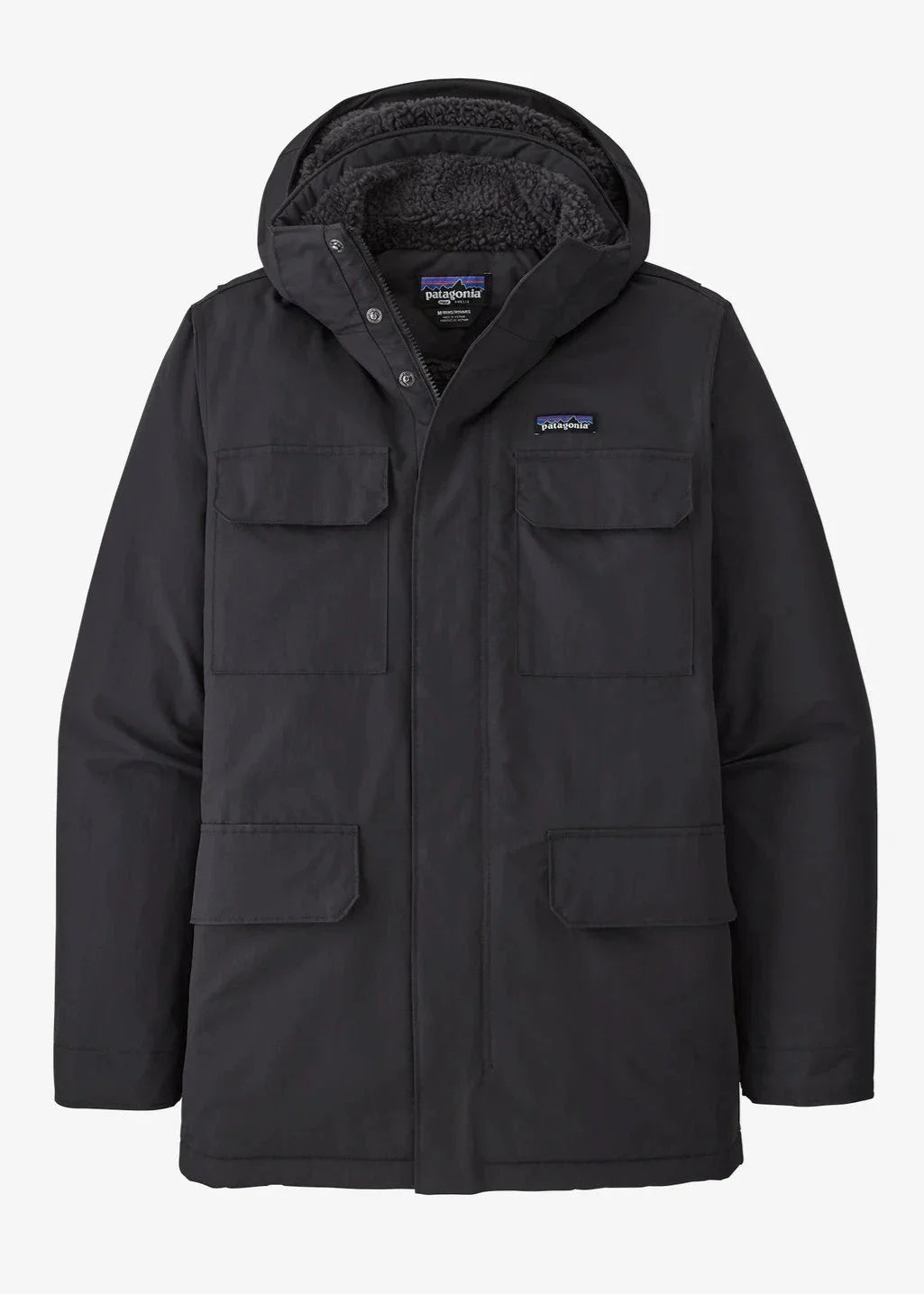 Parka en recyclé | noir "isthmus parka ink black"