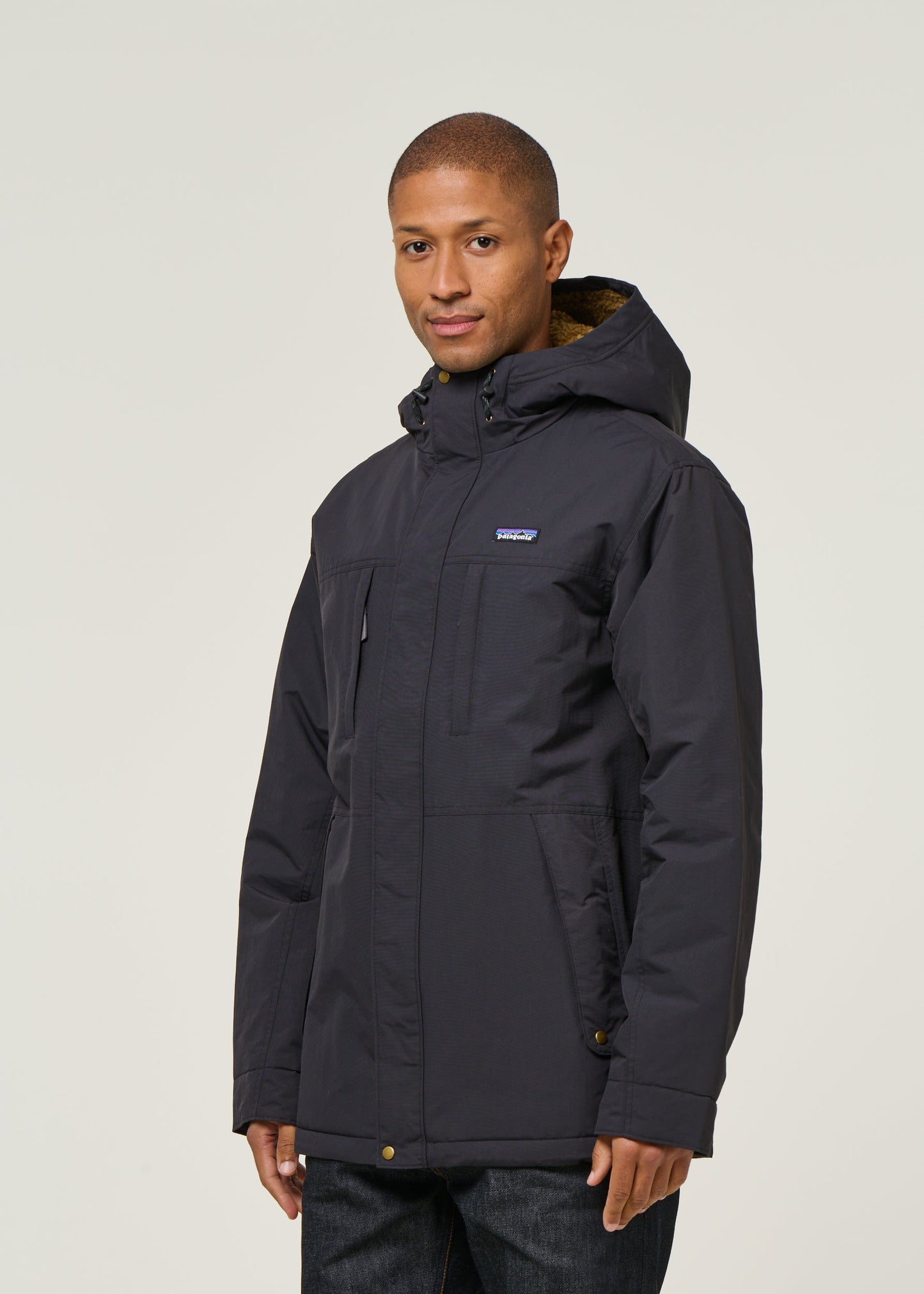 Parka à capuche en matière recyclée | noir "isthmus parka - inbk"