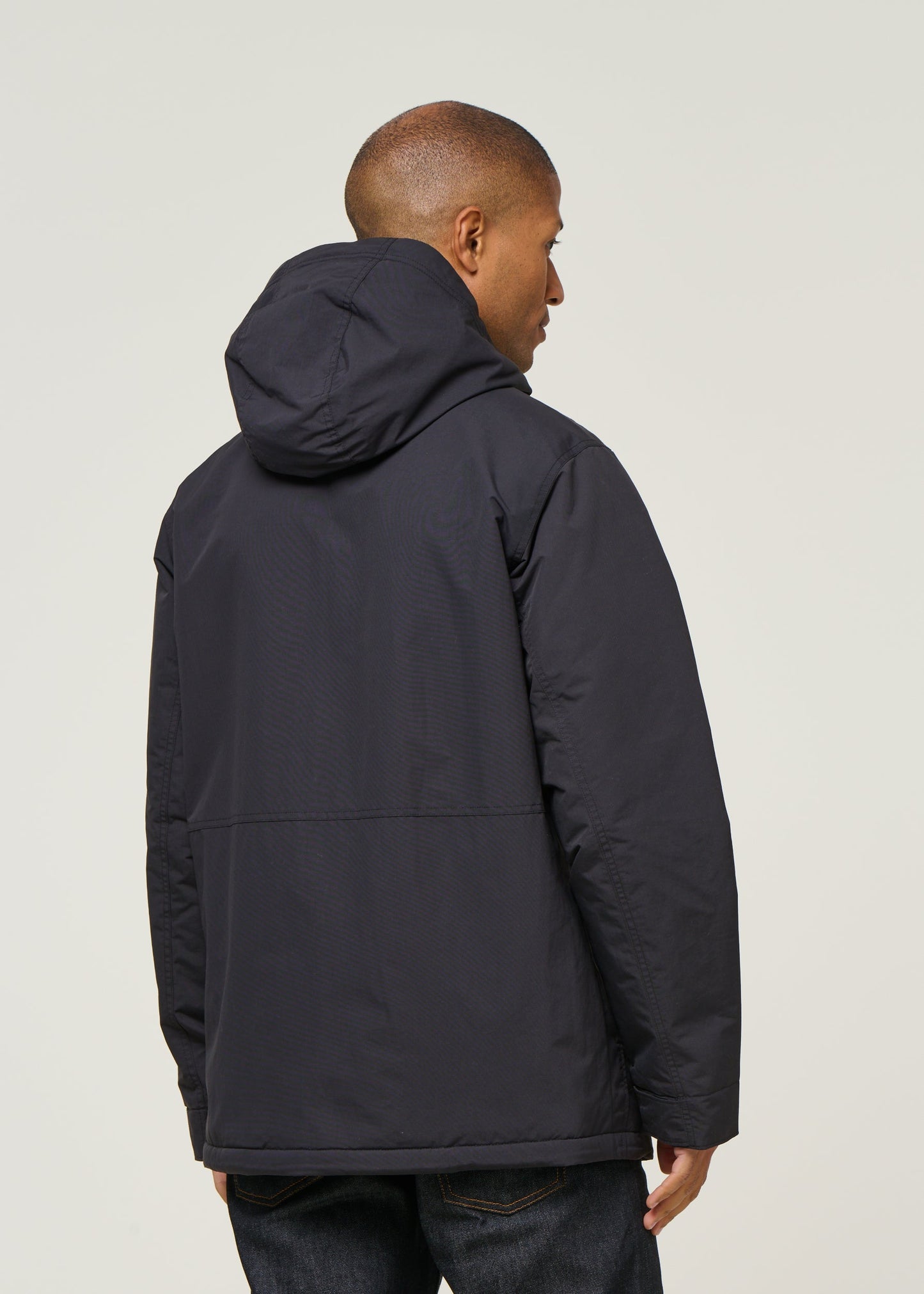 Parka à capuche en matière recyclée | noir "isthmus parka - inbk"