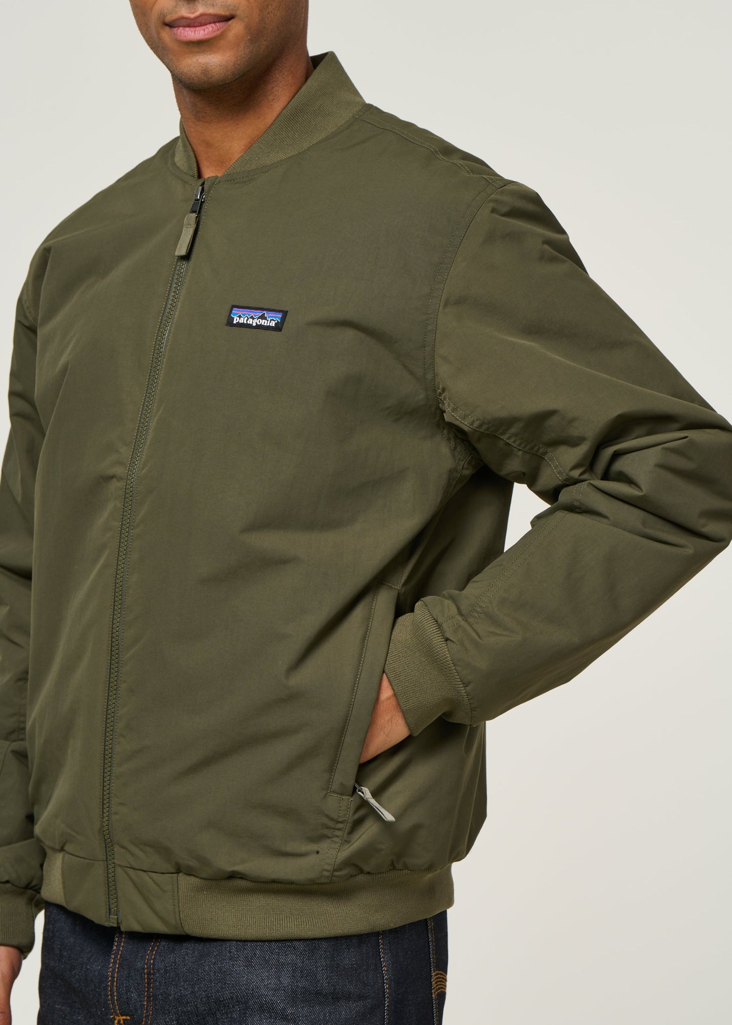 Blouson en matière recyclée | vert "isthmus deck jkt - bsng"