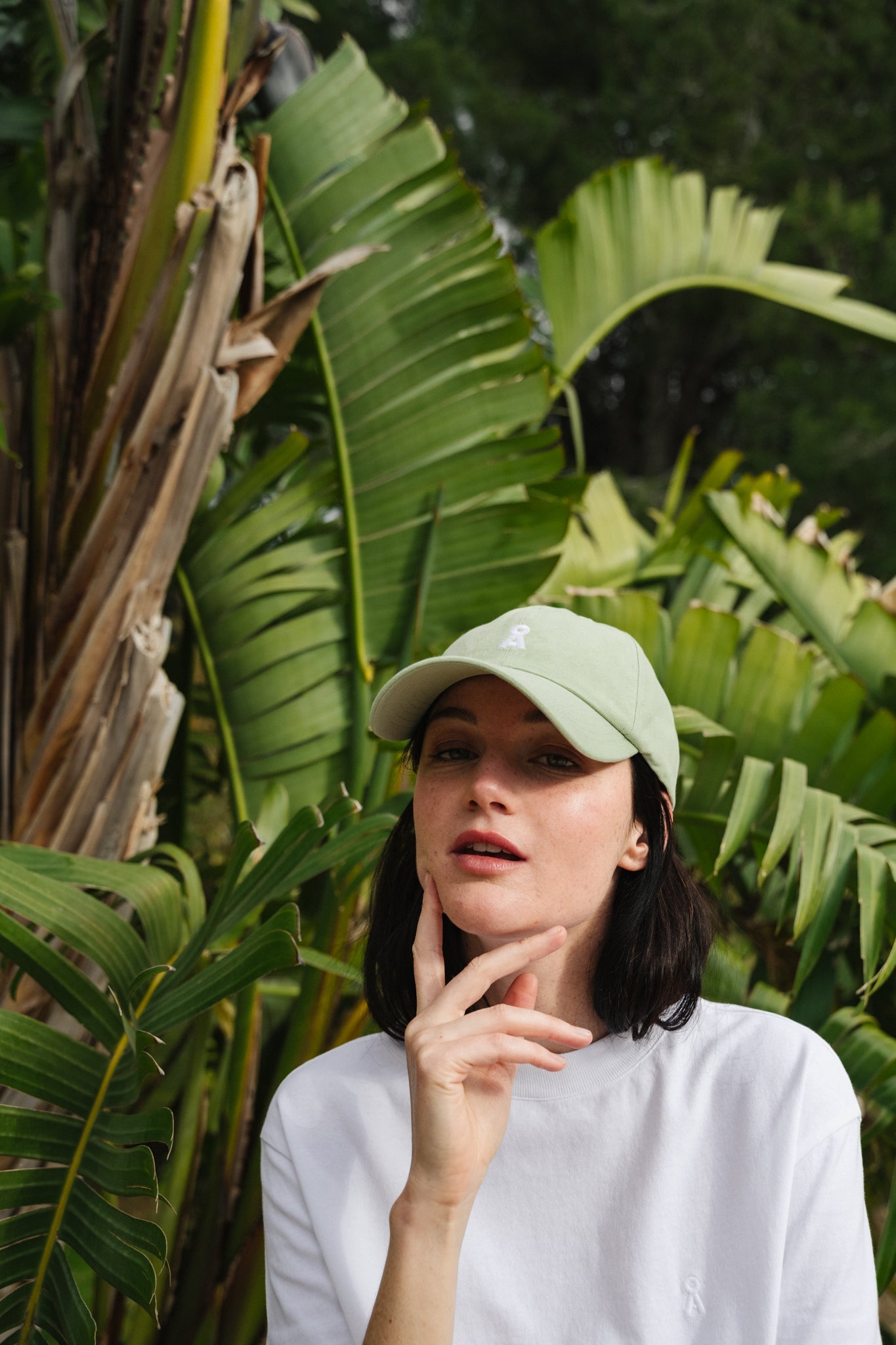 Casquette en coton bio |vert clair "yenaas bold - light matcha"