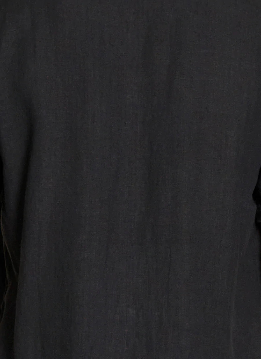 Pantalon ample en lin | Noir "linen pants beveren black"