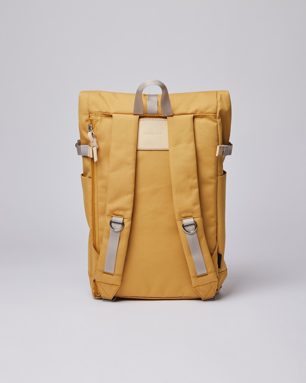 Sac à dos jaune en polyester recyclé - Ilon