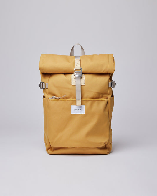 Sac à dos jaune en polyester recyclé - Ilon