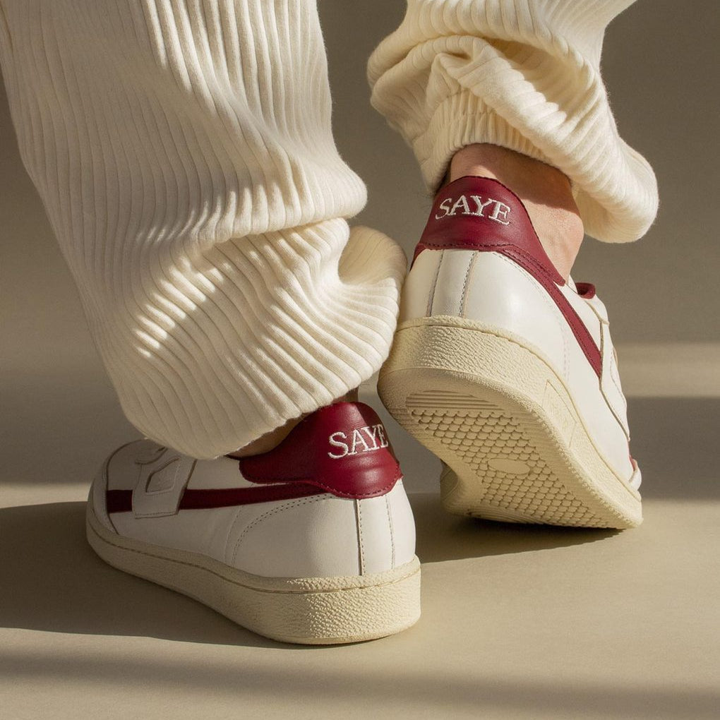 Baskets en recyclé - modelo '89 leather garnet