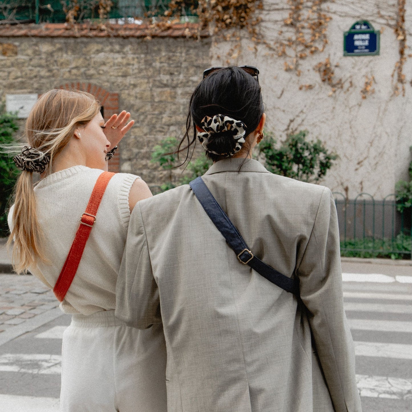 Chouchou en matière upcyclée | léopard "léopard"
