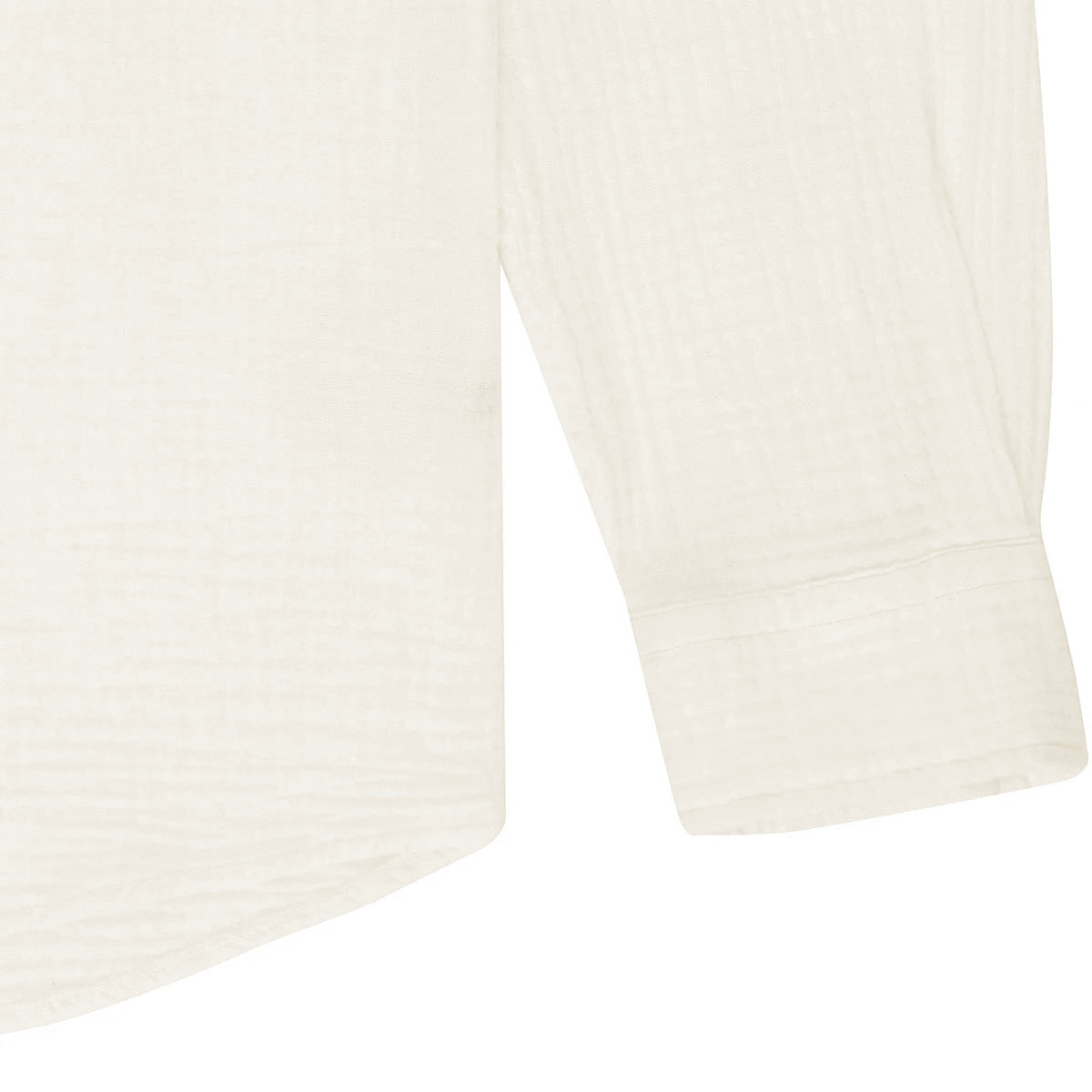 Chemise en gaze de coton bio | blanc "oihana white"