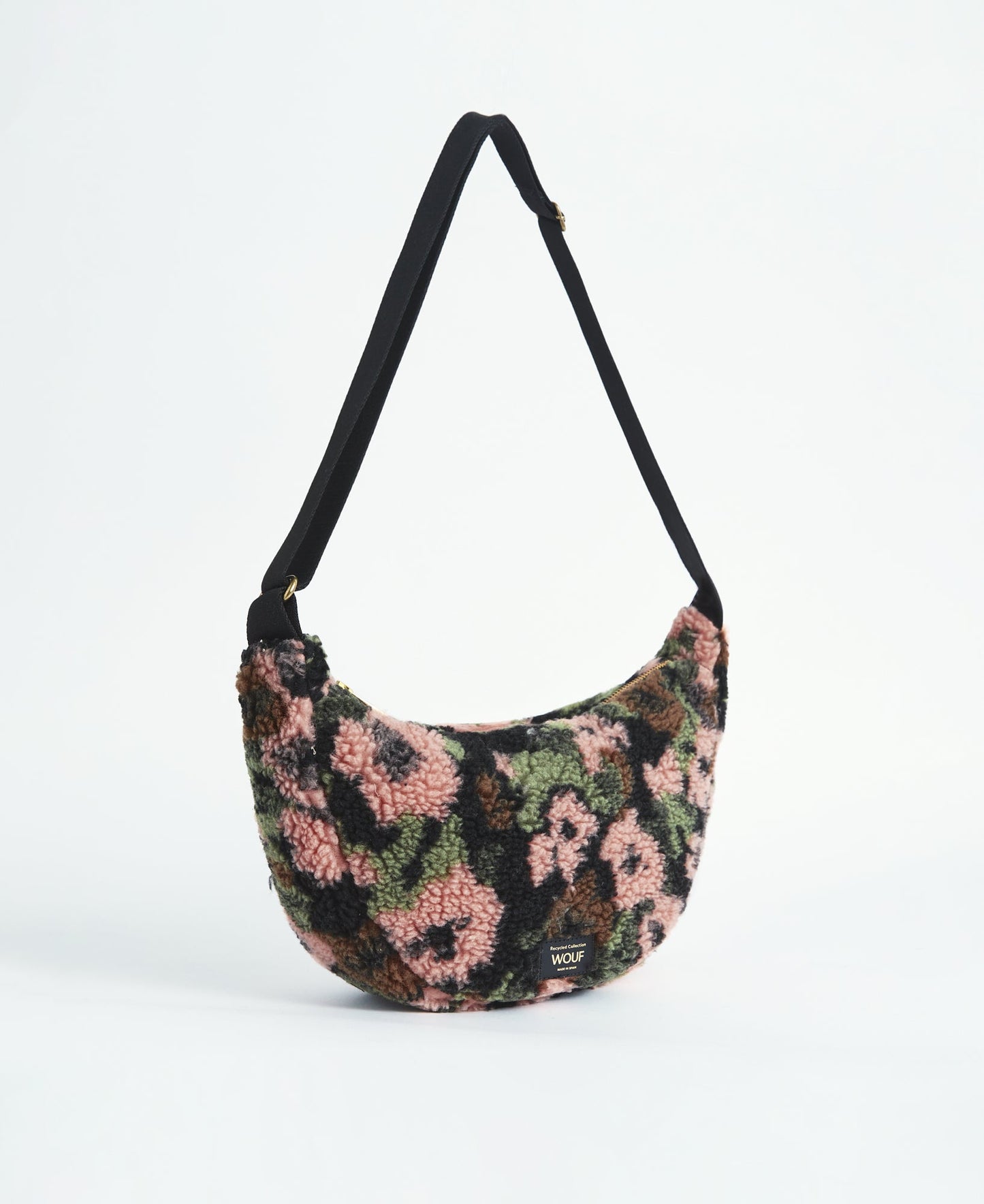 Banane en matières recyclées | motif fleuri "margot crossbody bag"