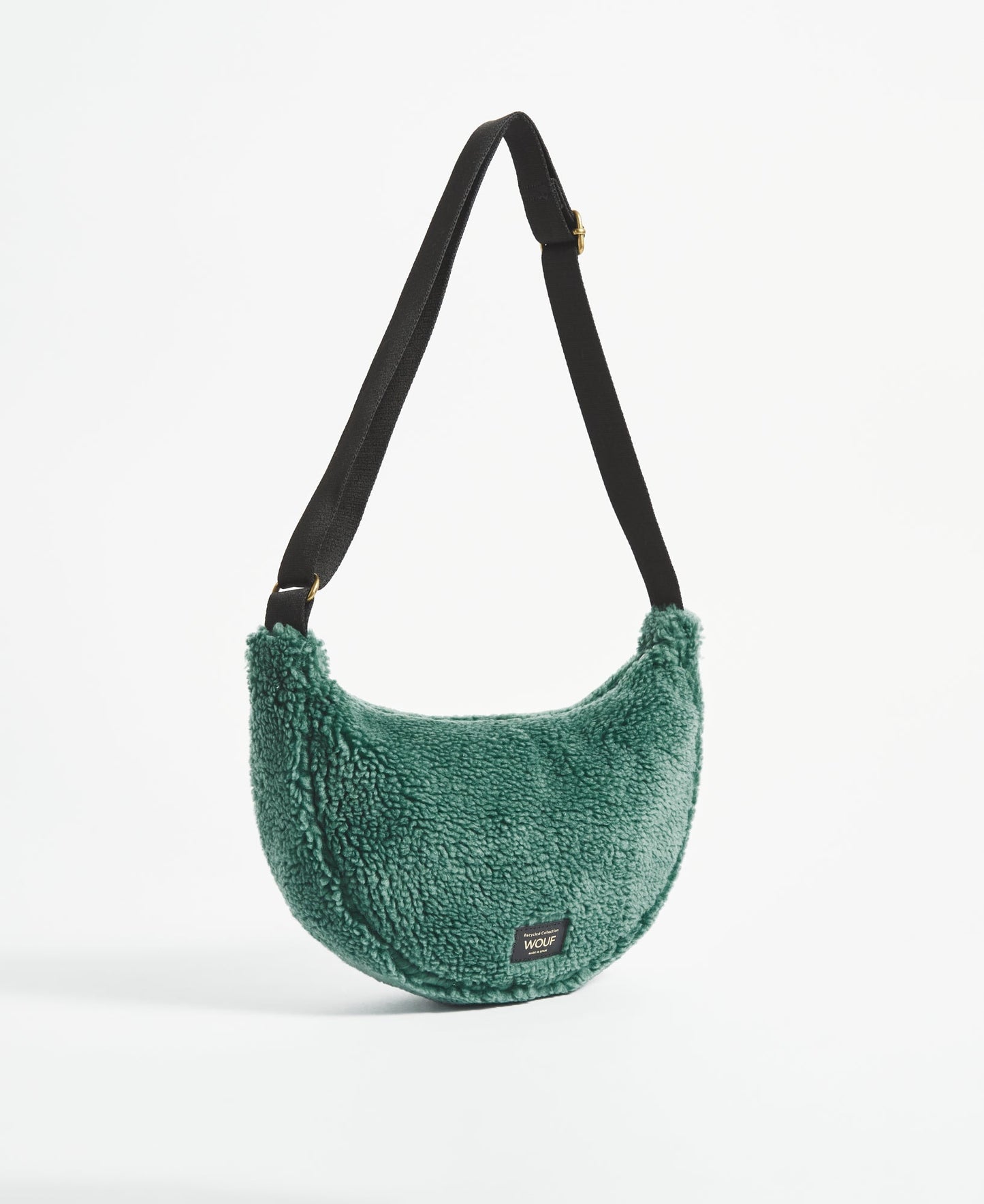 Banane en matières recyclées | vert d'eau "moss crossbody bag"