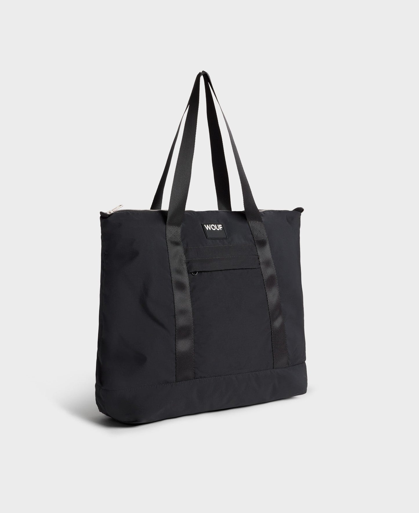 Sac cabas en matière recyclée déperlante | Noir "midnight tote bag noir"