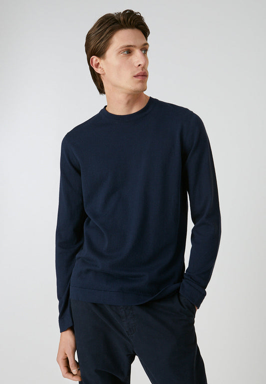 Pull marine en coton bio - Laado