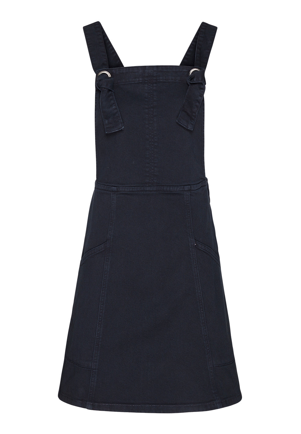 Robe bleue marine en coton bio - irisaa
