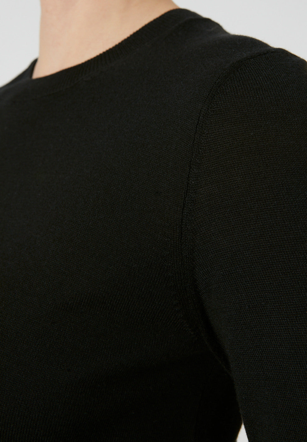 Pull noir en tencel et coton bio - aalice