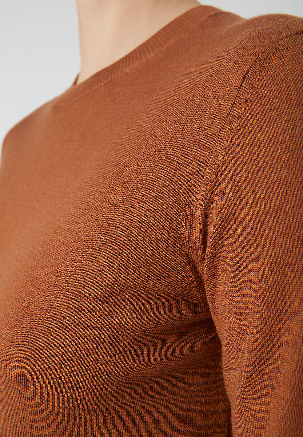 Pull marron en tencel et coton bio - aalice
