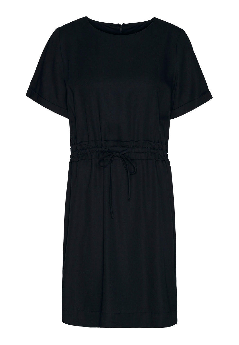 Robe noire en tencel - Aalia