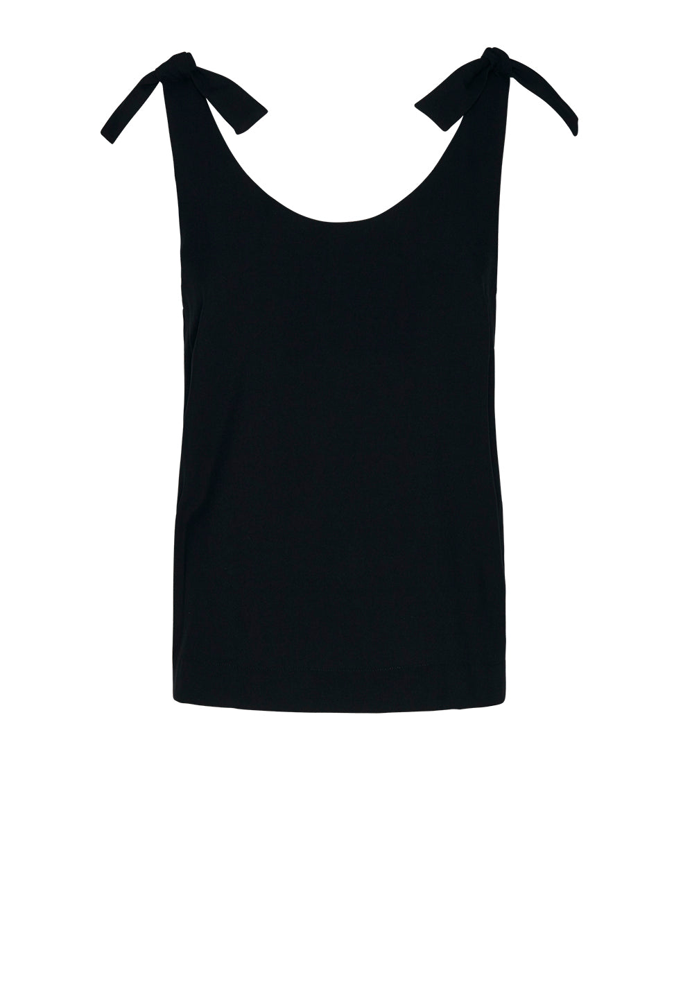 Top avec nœuds noir en lenzing - Shaari