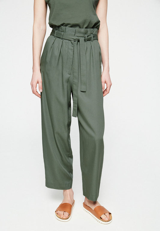 Pantalon kaki en tencel - Timeaa