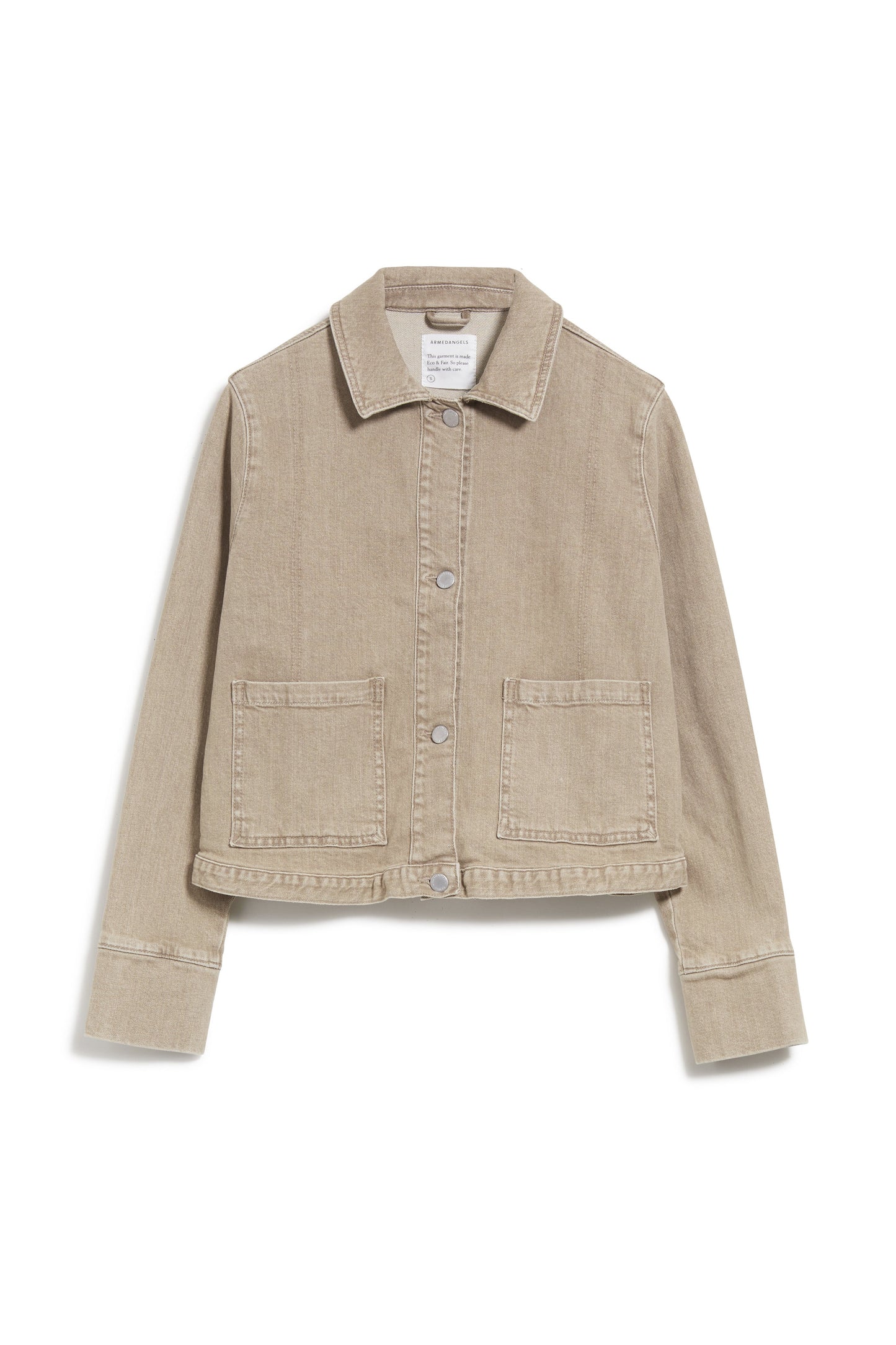Veste beige en coton bio - Maalia