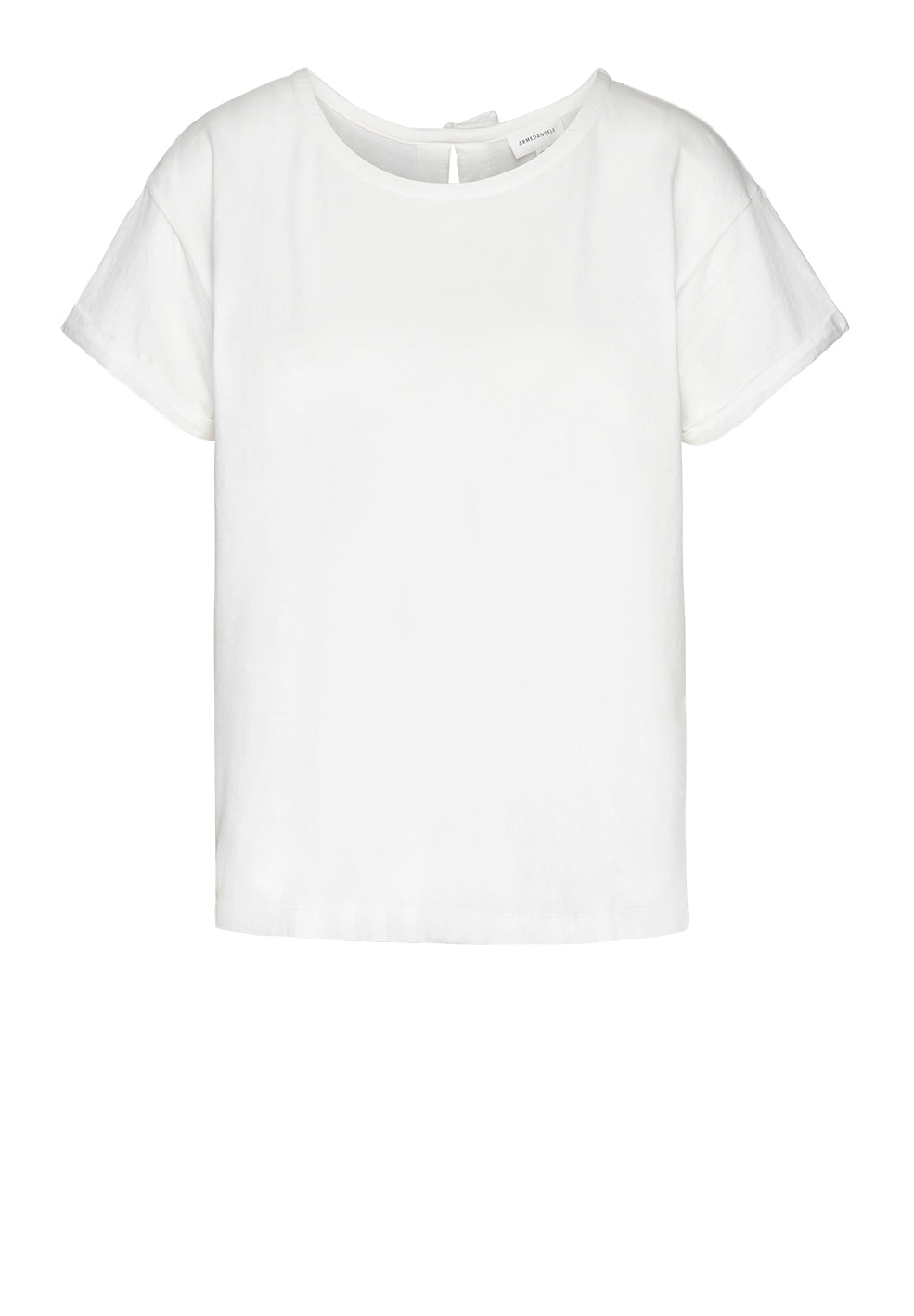 T-shirt avec nœuds blanc en coton bio - Ilkaa