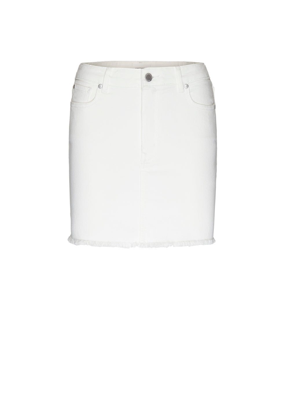 Jupe en jean blanc en coton bio - Liaara