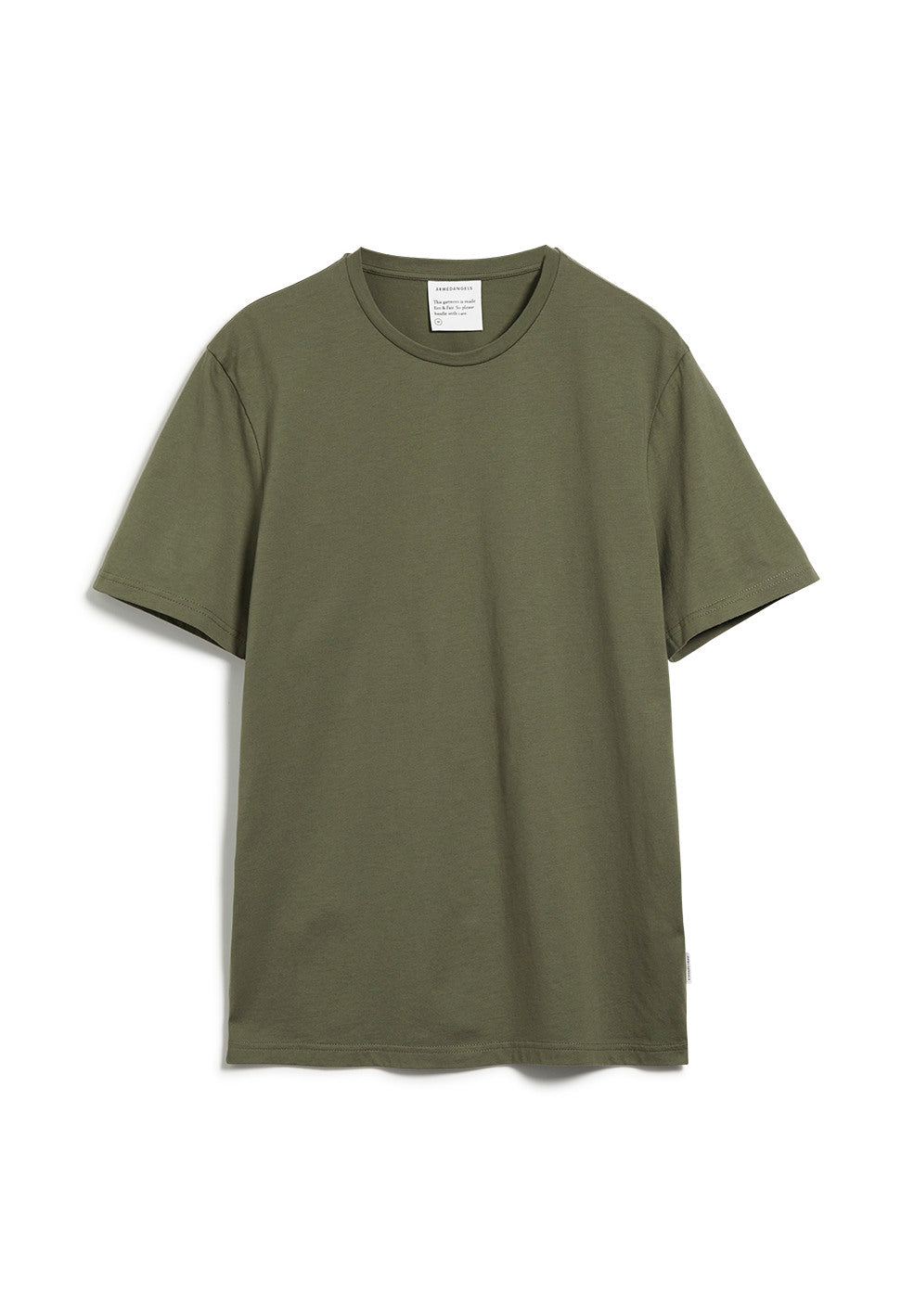 T-shirt en coton bio | Kaki "jaames kaki"