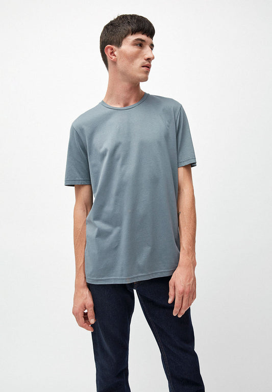 T-shirt bleu en coton bio - jaames