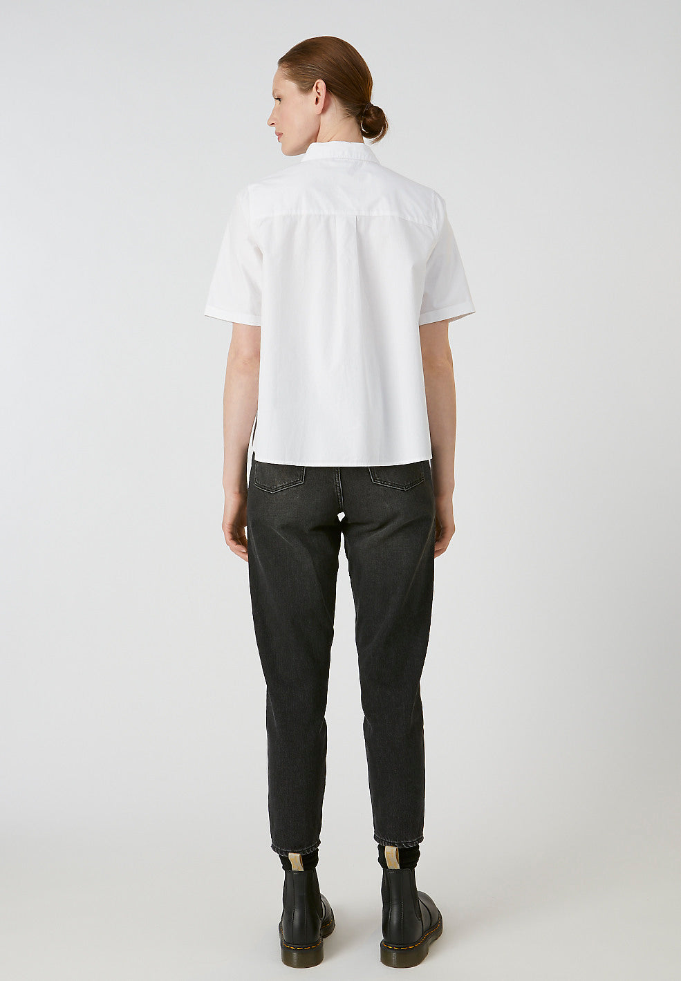 Blouse blanche en coton bio - saimaa
