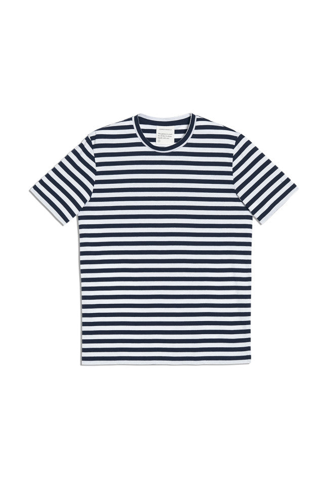 T-shirt rayé en coton bio - jaames breton