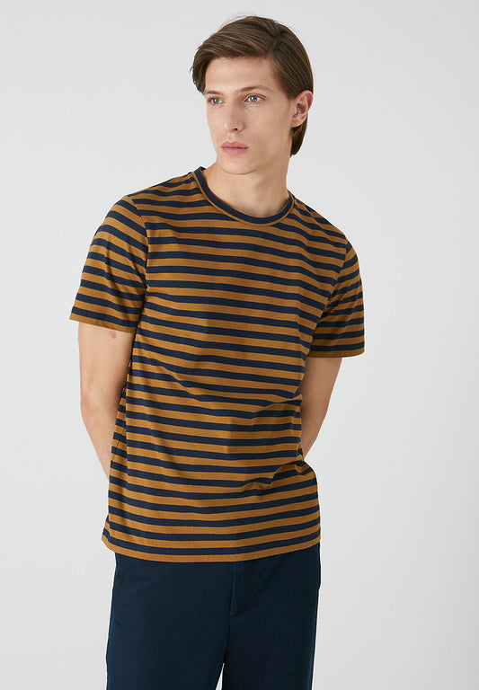 T-shirt rayé en coton bio - Jaames Breton