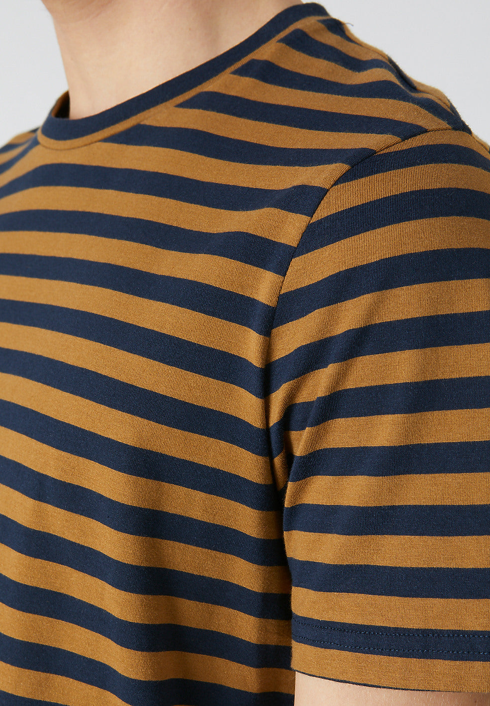 T-shirt rayé en coton bio - Jaames Breton