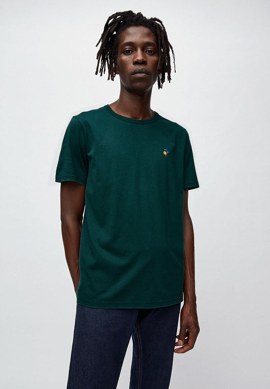 T-shirt vert foncé en coton bio - Paul Ping Pong